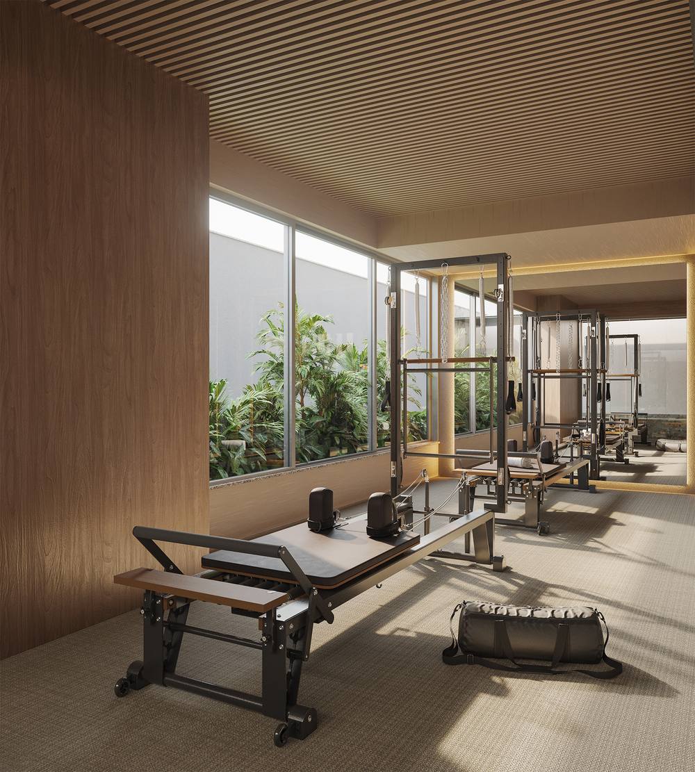 Imagem ilustrativa da sala de pilates