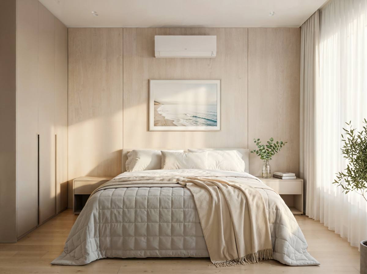 Imagem ilustrativa do quarto de um apartamento