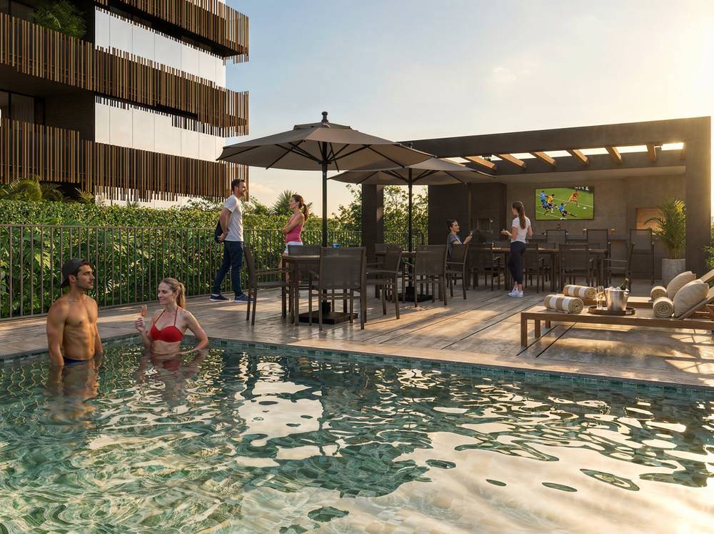 Imagem ilustrativa do pool house
