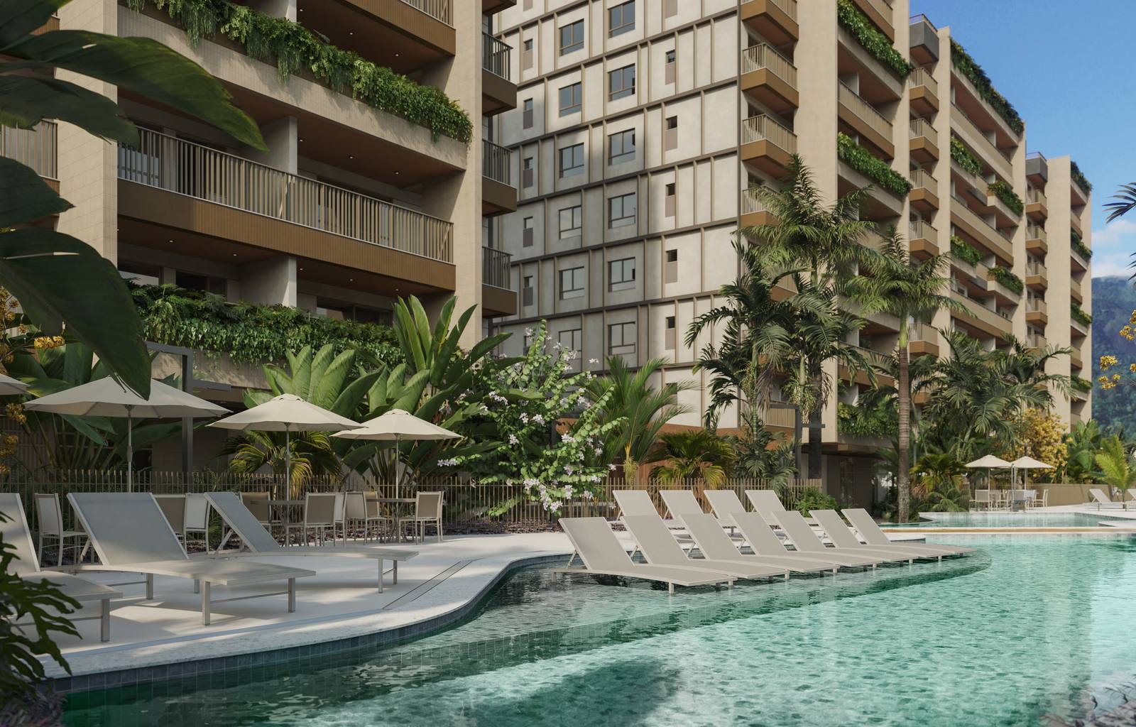 Imagem ilustrativa da piscina adulto com deck molhado