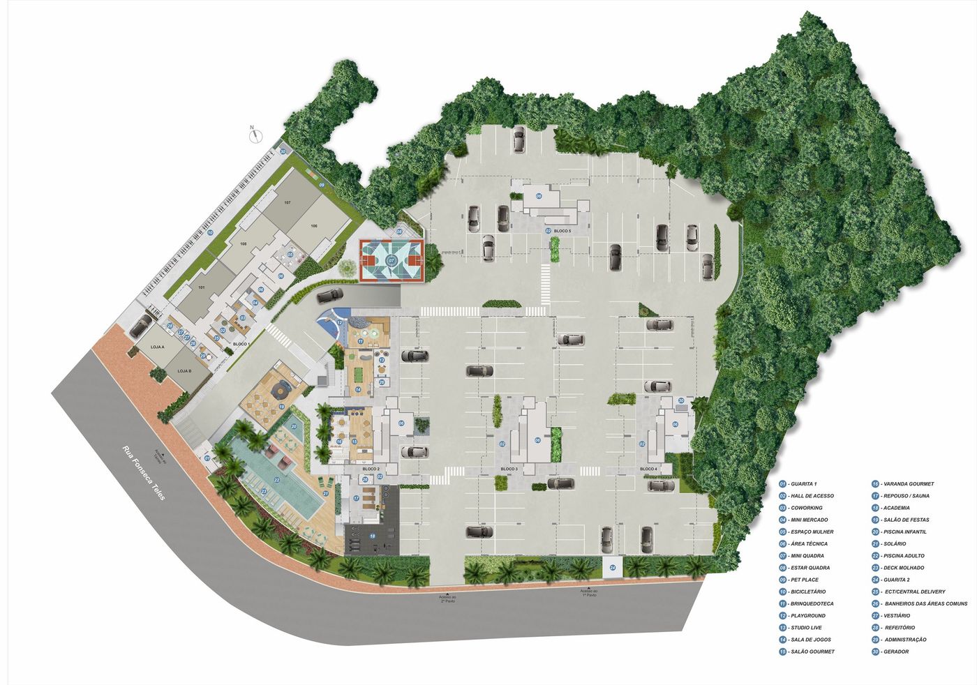 Masterplan ilustrado do Origem Porto Imperial