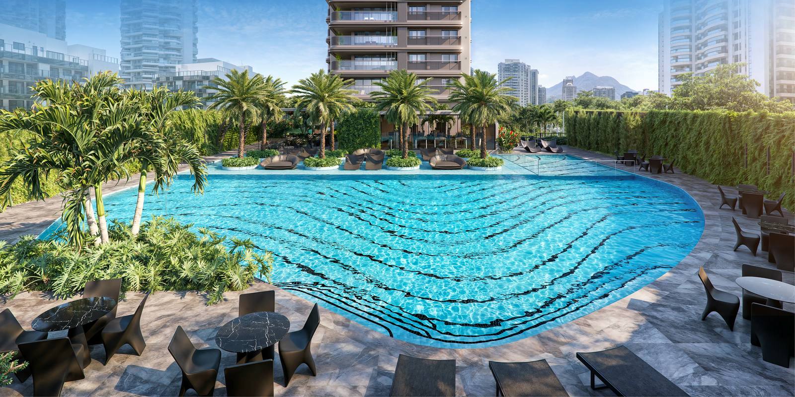 Imagem ilustrativa da piscina do Coupé Tower