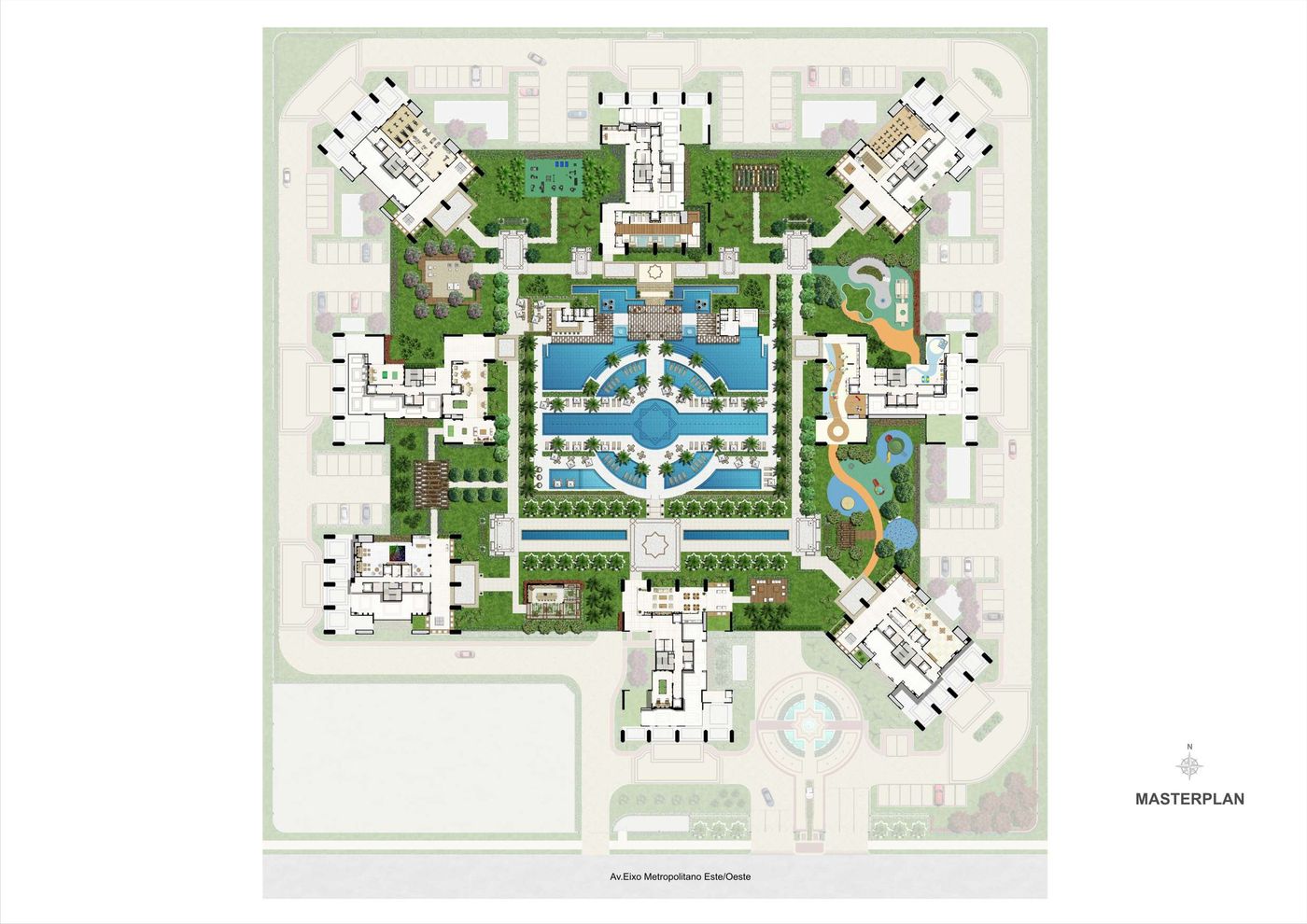 Masterplan ilustrado do Majestic