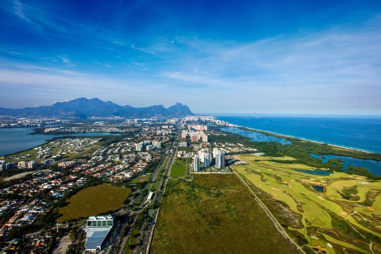 Imagem ilustrativa aérea da região da Barra da Tijuca