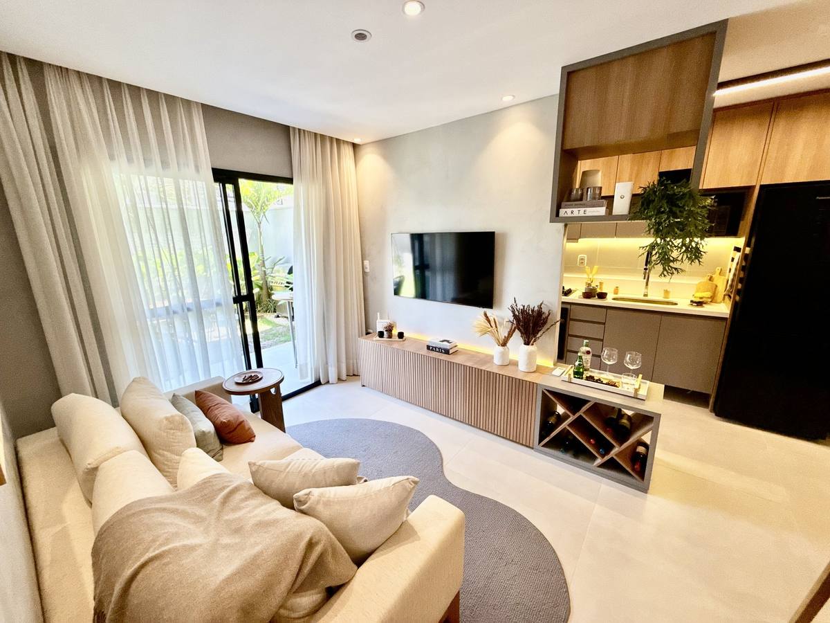 Apartamento decorado — living